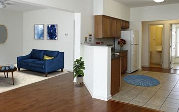 Open floor plan*